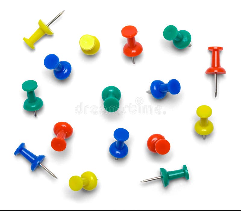 Colored tacks stock photo. Image of plastic, metal, colorful 9020102