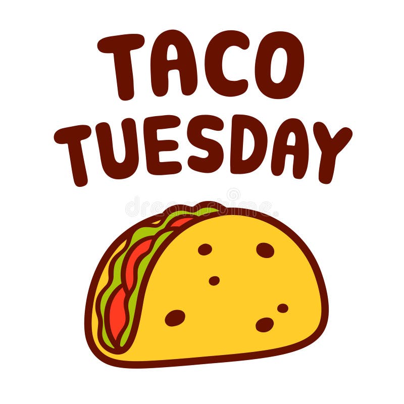 Taco Tuesday illustration.