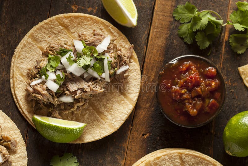 Tacos traditionnel de porc image stock Tacos traditionnel de porc image stock