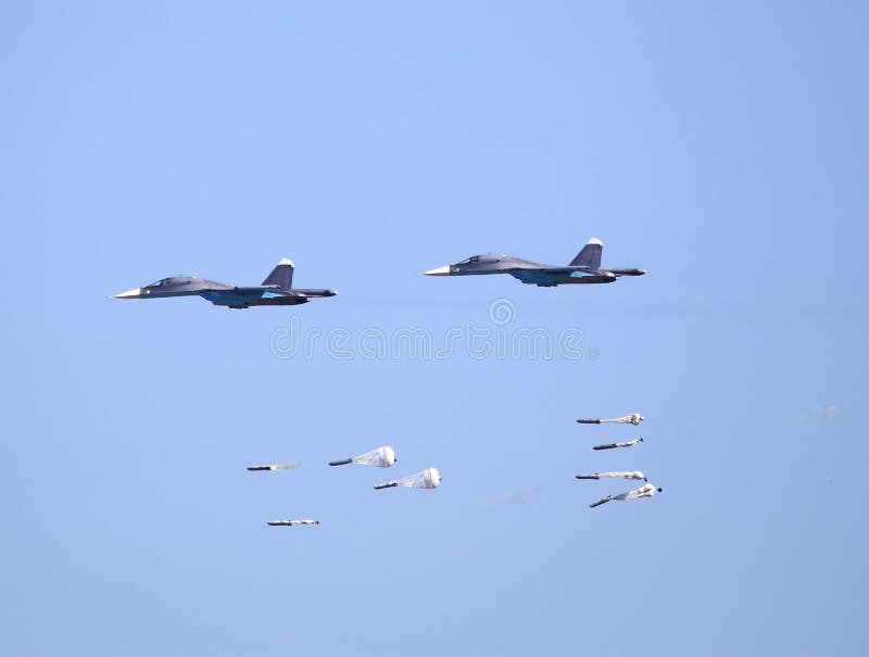 Tactical bombers on the military operation