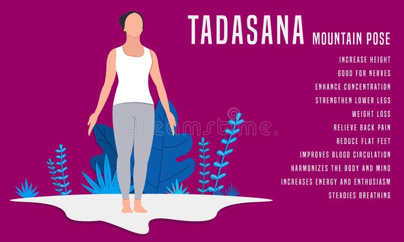 Yoga Pose Tadasana: Over 269 Royalty-Free Licensable Stock Vectors & Vector  Art | Shutterstock