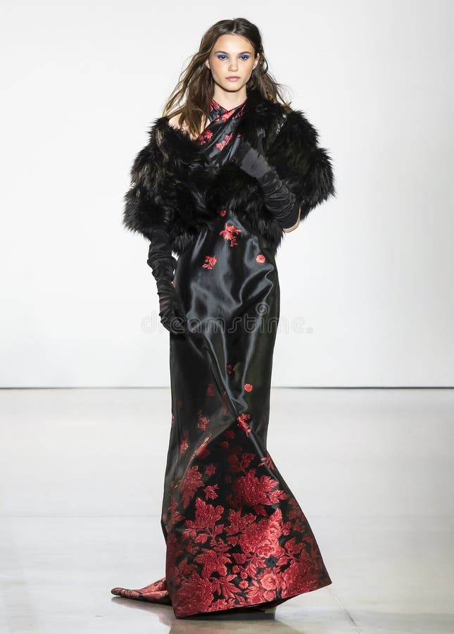 Tadashi Shoji Show, Runway, Fall Winter 2020, New York Fashion Week ...