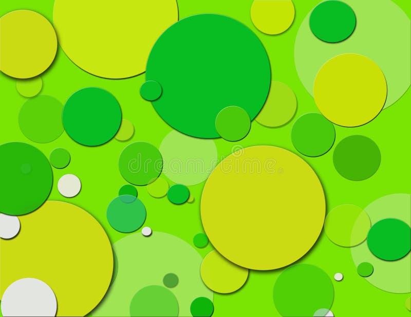 Tadellose grüne Polkapunkte vektor abbildung