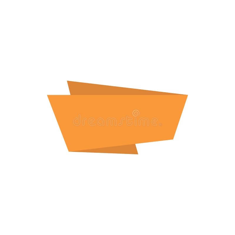 Tag, Banner, for Text, Post Color Icon Stock Illustration