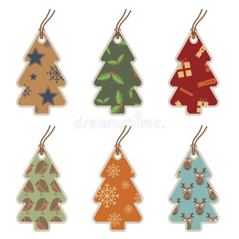 Tag da árvore de Natal ilustração do vetor. Ilustração de forma - 6187391 Tag da árvore de Natal ilustração do vetor. Ilustração de forma - 6187391