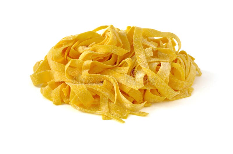 Tagliatelle, Italian Egg Pasta Stock Photo Image of macro, gnocchi