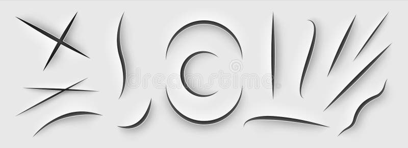 Taglio di coltello realistico. graffi e fette su carta. tracce di incisione da oggetti appuntiti. modello pagina strappato. artigl royalty illustrazione gratis