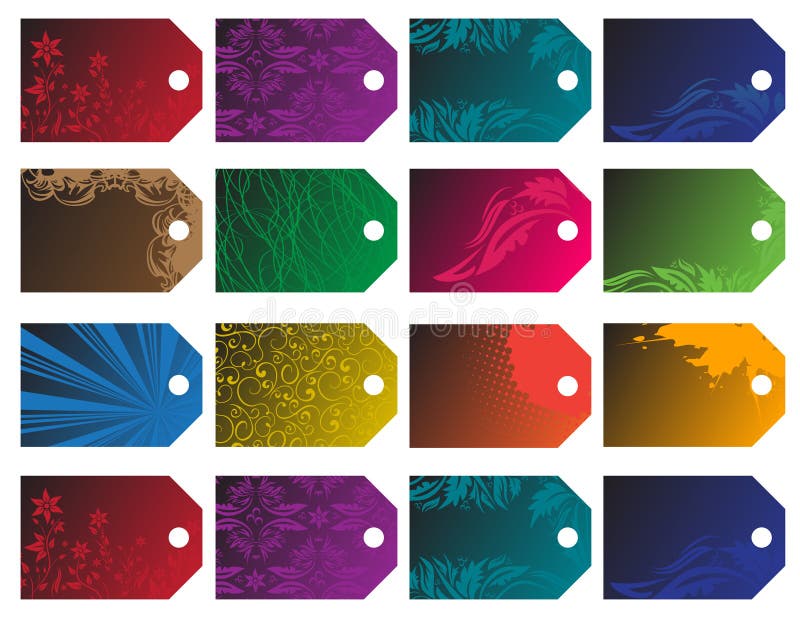 Tags and stickers stock vector. Illustration of business 7429574