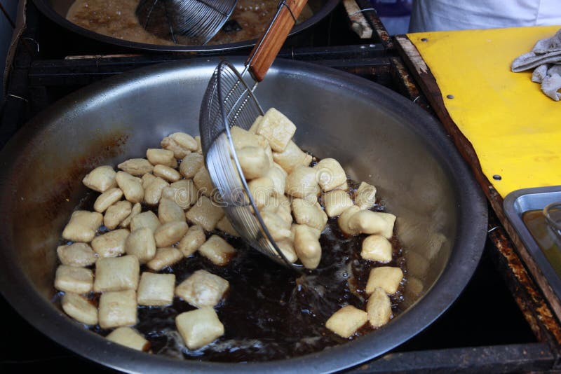 Stinkende tofu stock foto's