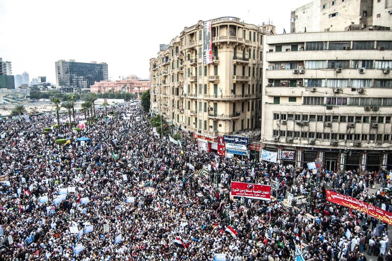 Tahrir kwadrat podczas Arabskiej rewoluci