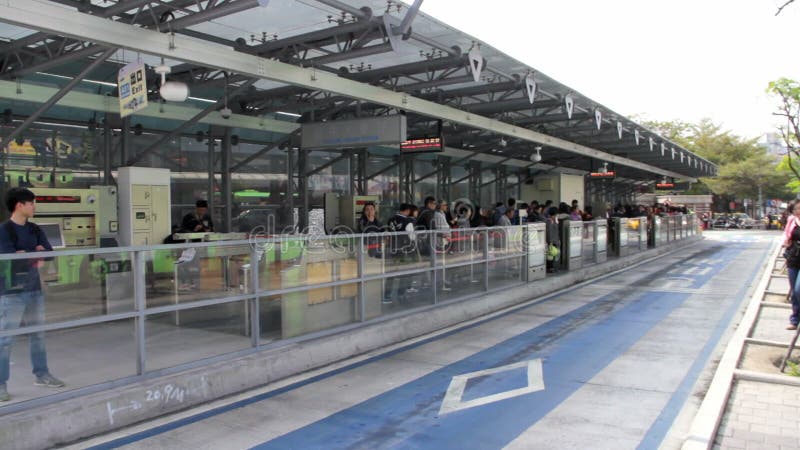 Taichung BRT, Taichung-Stationeinde HD stock videobeelden