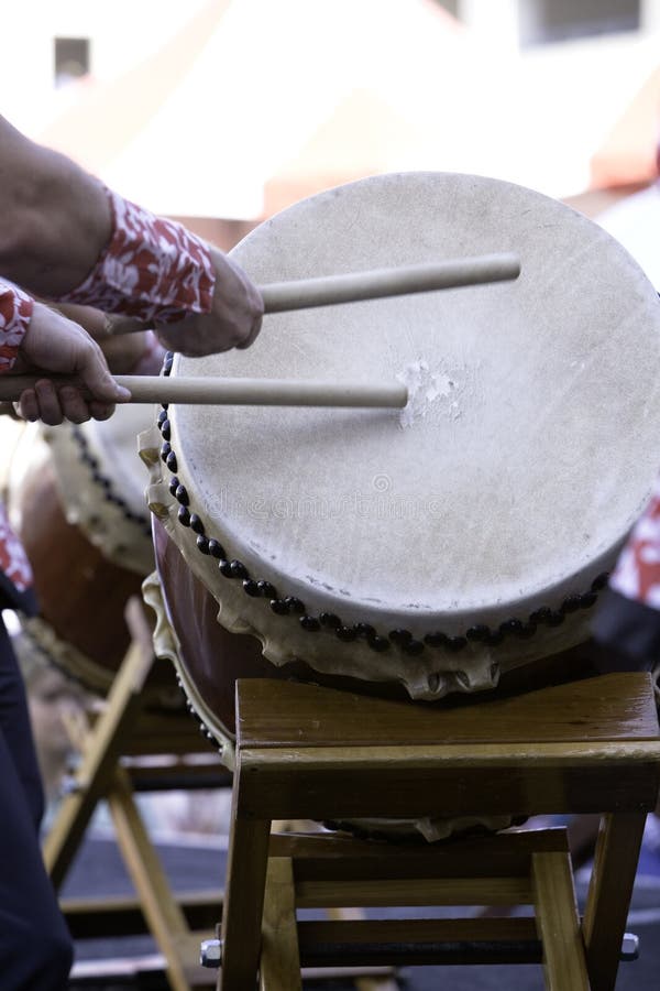 Taiko Drums 3 stock photo. Image of taiko, drumsticks 2629292