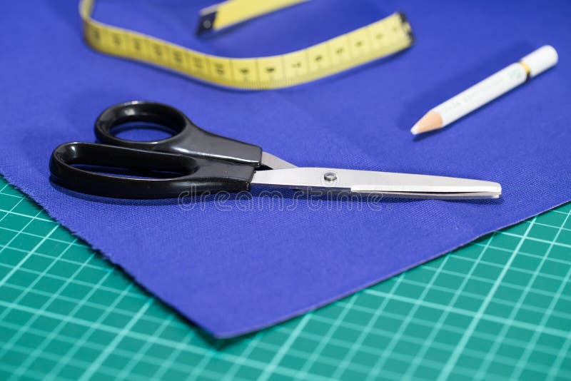 Tailor accessories kit stock image. Image of custom, clothing 67852057