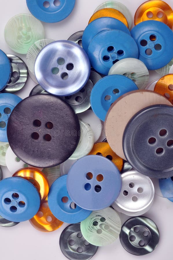 Tailor buttons royalty free stock images