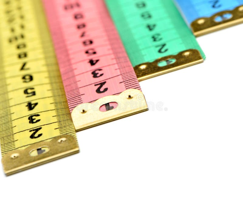 Tailor measuring stock photo. Image of scale, isolated 11433080