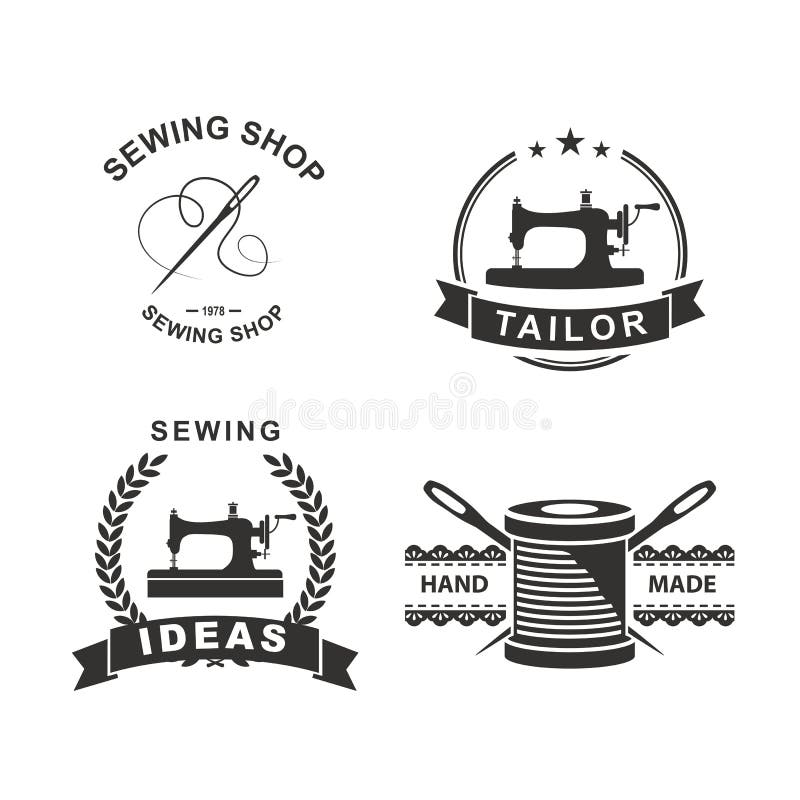 Tailor stock vector. Illustration of label, handicraft - 47670549