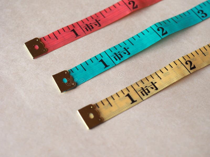 Tailor Tape Ruler in Cun (Chinese Inch) Stock Image - Image of british,  measure: 106394877