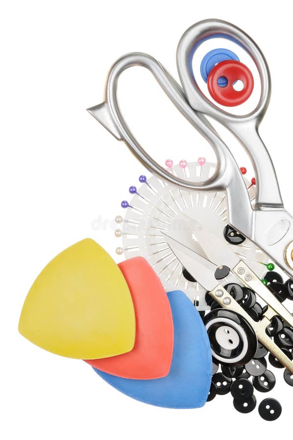 Tailor tools stock image. Image of needlecraft, needle 27349157