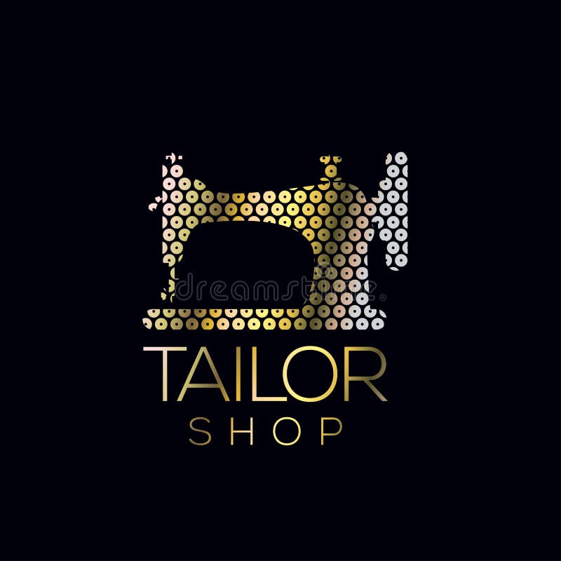 Tailor Vector Logo. Sewing Machine Logo Template. Fashion Logo Stock ...