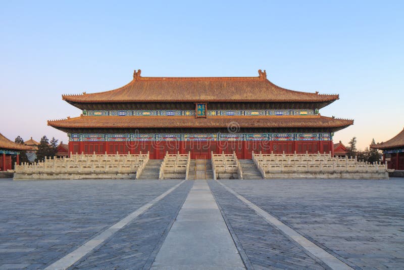 Taimiao, o Templo Ancestral Imperial foto de stock