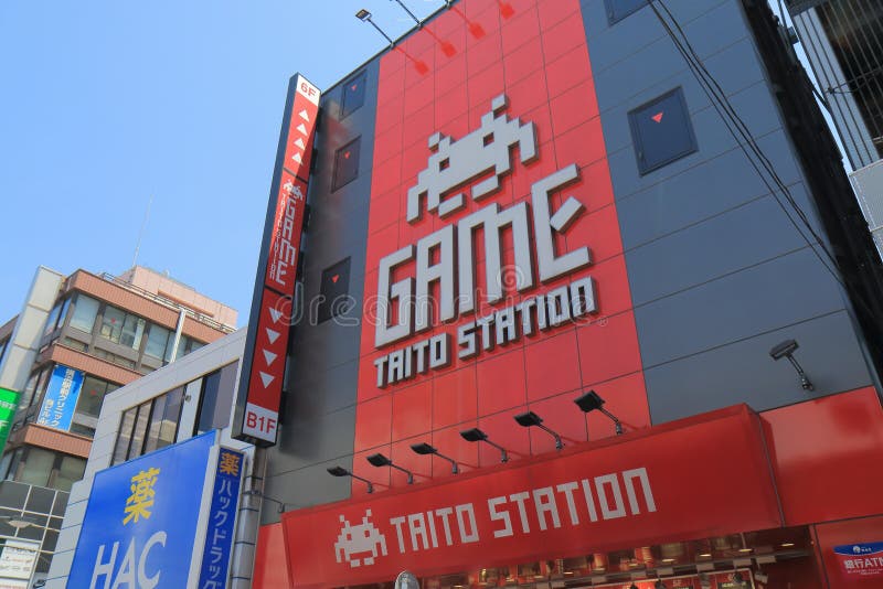 TAITO Game Station Arcade Video Game FLYER Banner 