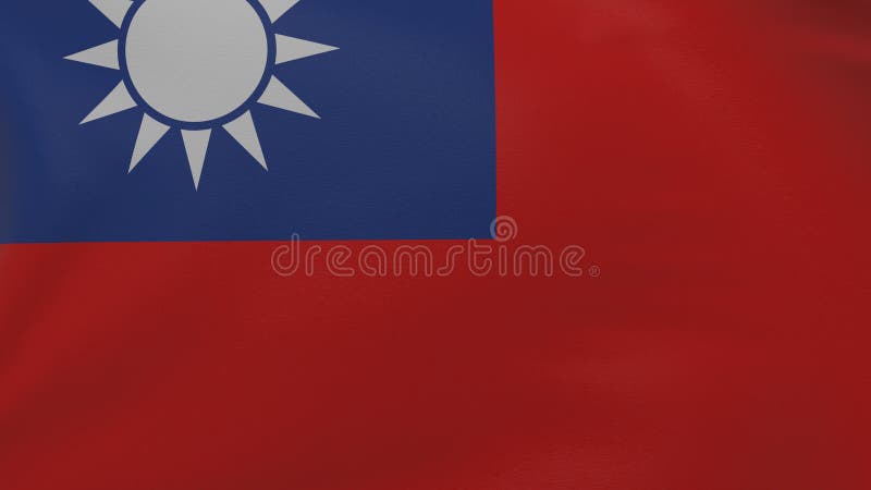 Taiwan flag texture royalty free illustration