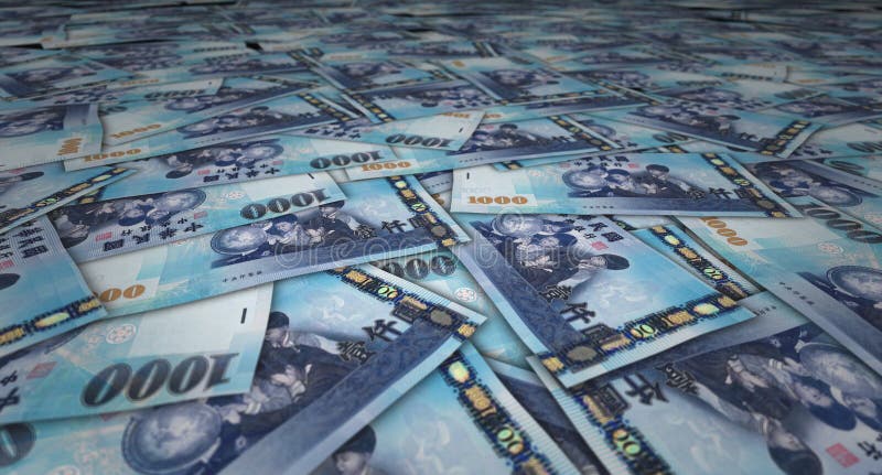 Taiwan Taiwanese Dollar 1000 TWD Banknote Money 3d Illustration Stock taiwan-taiwanese-dollar-1000-twd-banknote-money-3d-illustration-stock