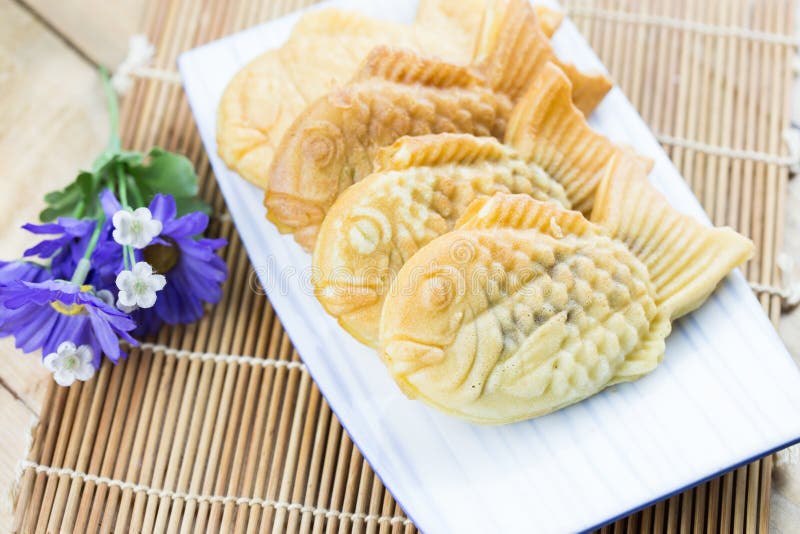 Taiyaki fish pancake stock image. Image of japanese, snack 64323329