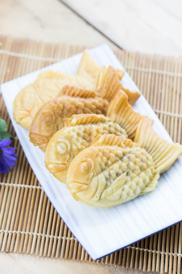 Taiyaki fish pancake stock image. Image of food, bean 64323485
