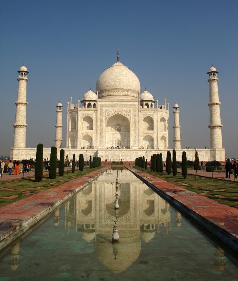 Taj Mahal, Mumtaz Mahal Grab, Agra, Indien Redaktionelles Stockbild