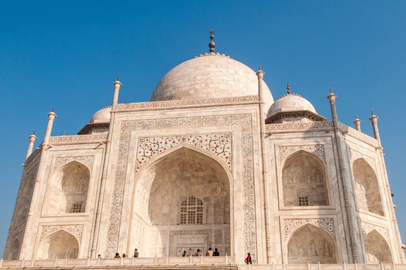 Taj Mahal, Mumtaz Mahal Grab, Agra, Indien Redaktionelles Bild - Bild