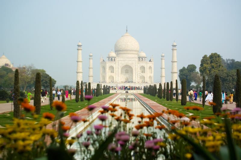 taj mahal agra indu obrazy stock taj mahal agra indu obrazy stock