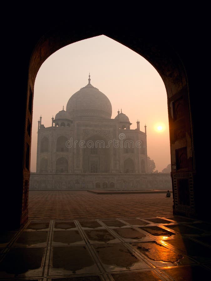 The beautiful Taj Mahal in the morning, Agra - India. The beautiful Taj Mahal in the morning, Agra - India