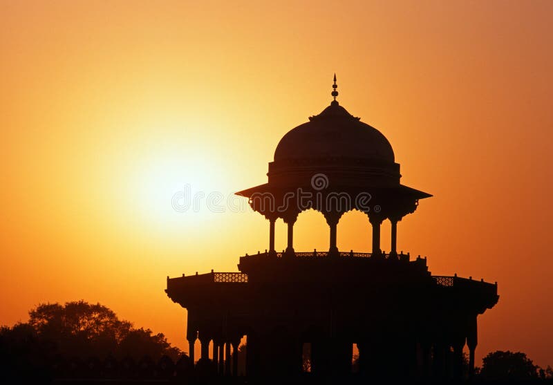 Taj Mahal Dome, Agra, India.