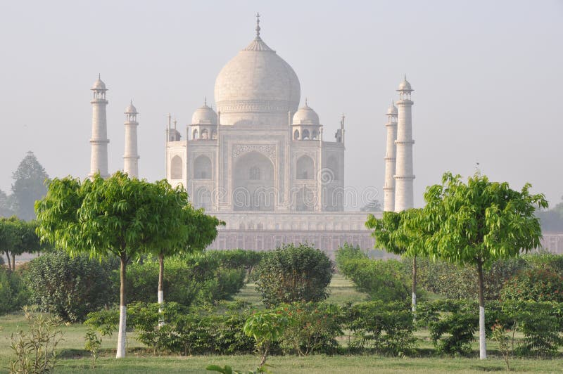 Taj Mahal Od plecy, Agra India obrazy stock Taj Mahal Od plecy, Agra India obrazy stock