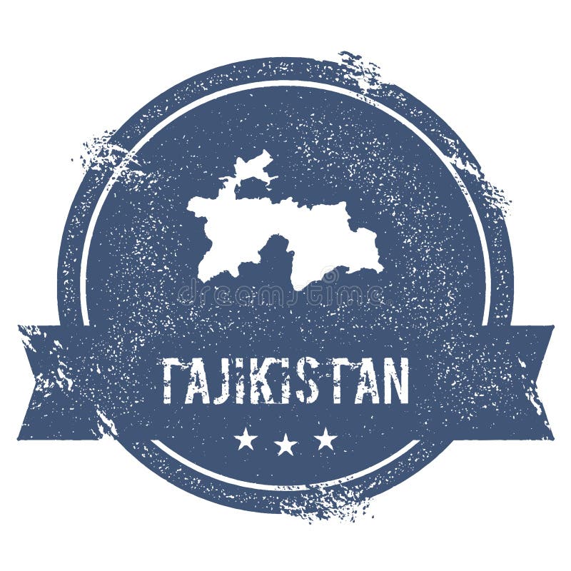 Tajikistan надпись наклейка. Mark travel