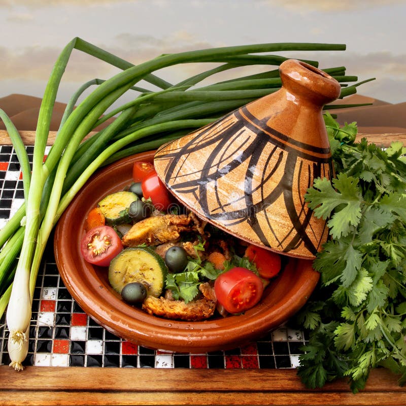 Tajine stock photo. Image of ceramic, eating, fillet 25237818