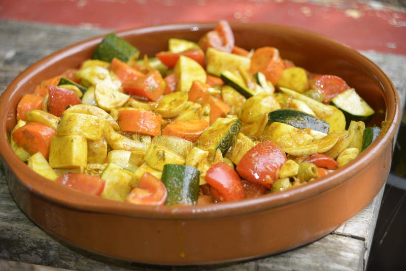 Tajine meal stock image. Image of eastern, meat, casserole 48407887