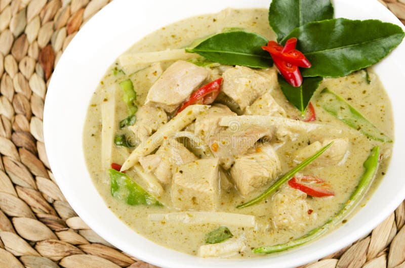 Tajlandzki Zielony kurczaka curry