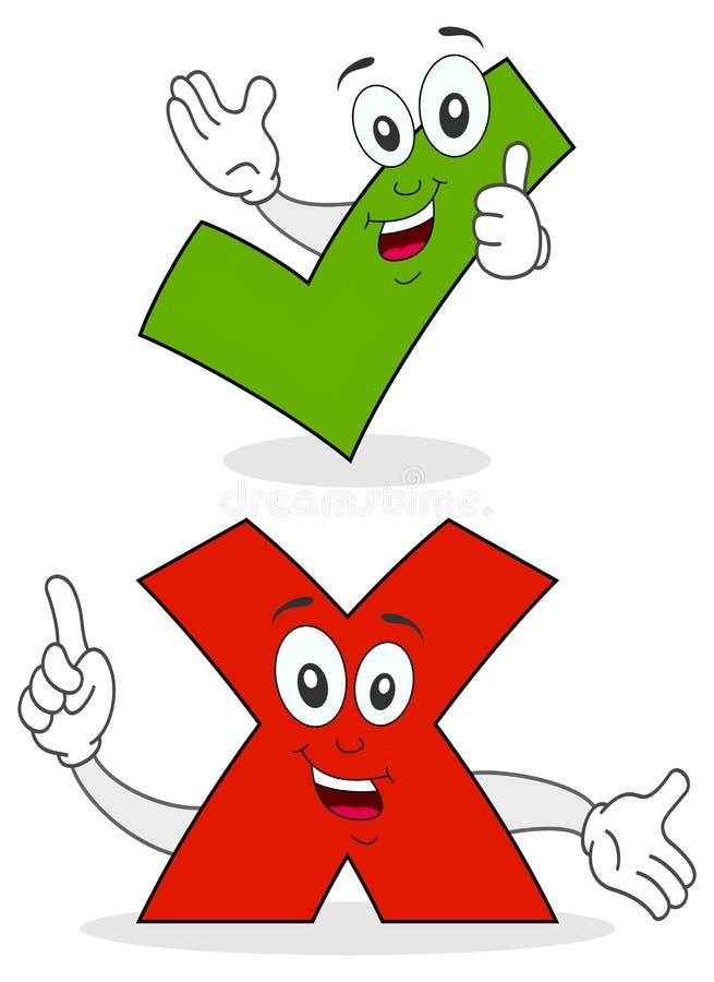 Tak Żadny postać z kreskówki ilustracji