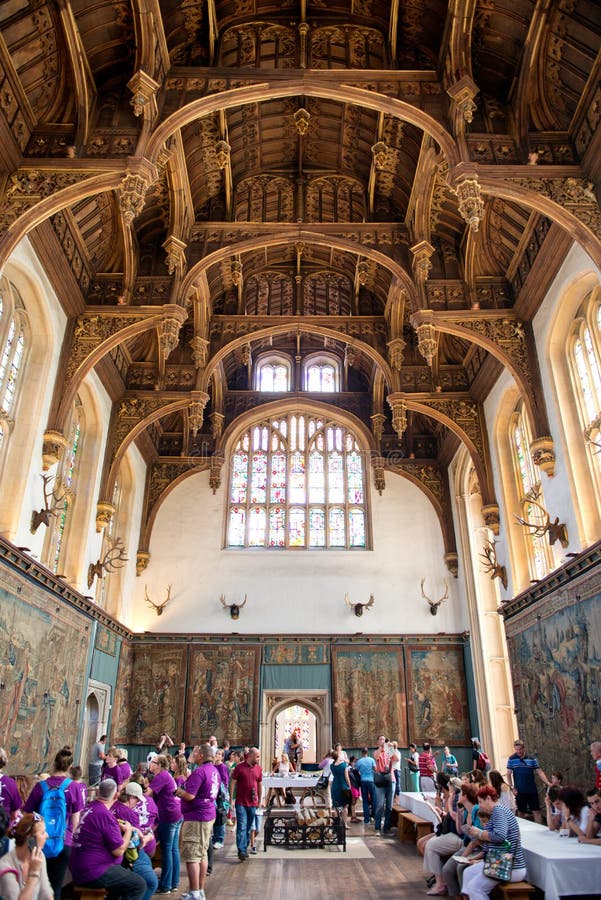 Tak av Tudor Great Hall på Hampton Court fotografering för bildbyråer Tak av Tudor Great Hall på Hampton Court fotografering för bildbyråer