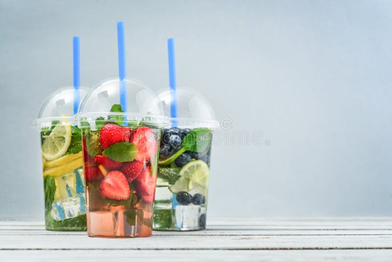 Take away drinks concept.