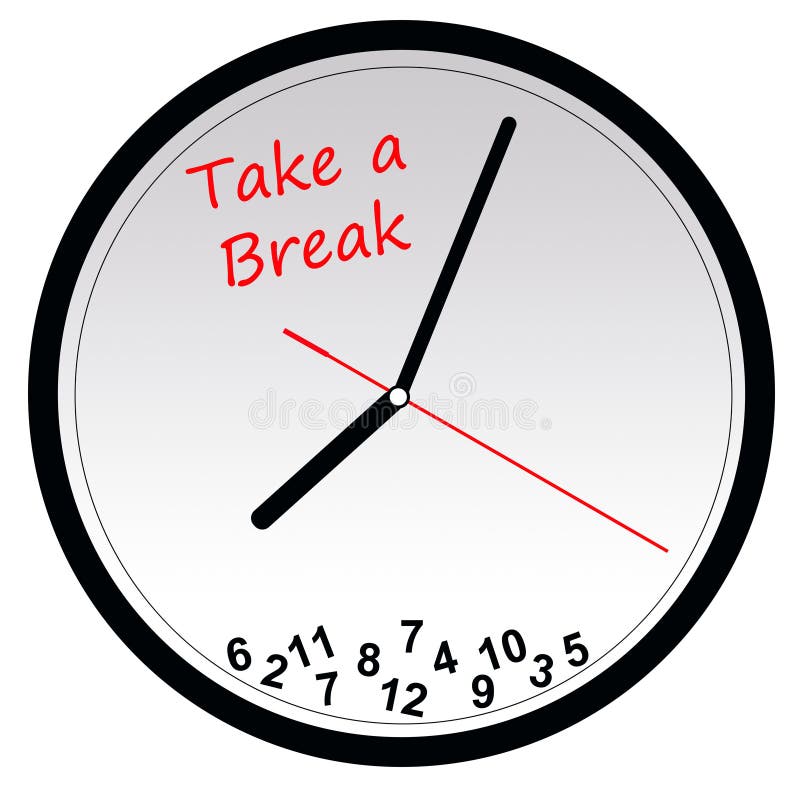 Take a break royalty free illustration Take a break royalty free illustration