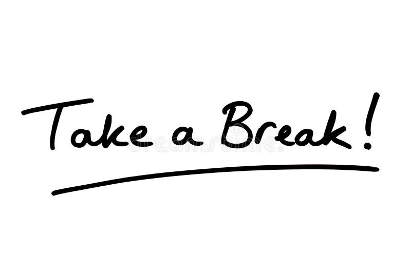 Take a Break royalty free illustration