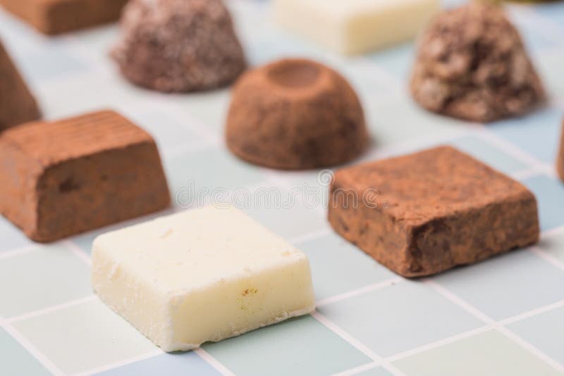 Different Flavors of Chocolate Stock Image Image of love, calories