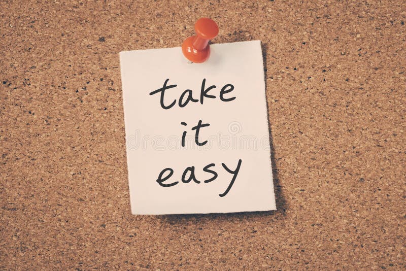 Take it easy stock images Take it easy stock images
