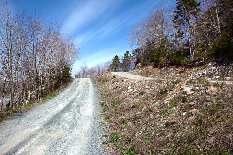 Take the High Road or Low Road Stock Image Image of landscape, spring