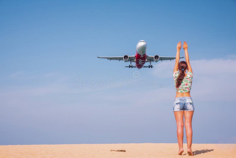 Take photo with the plane.