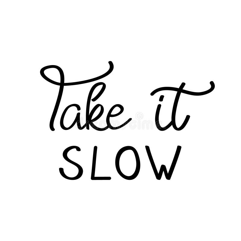 Take It Slow Cute Sloth Vector Illustration Stock Vector Illustration Of Happy Hand