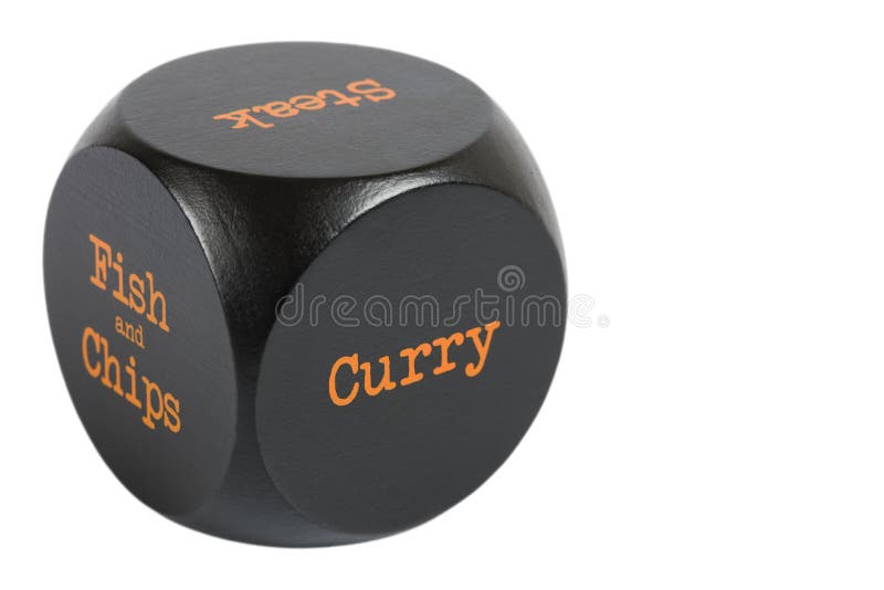 Takeaway Dice. Pizza stock photo. Image of decide, food 35255060